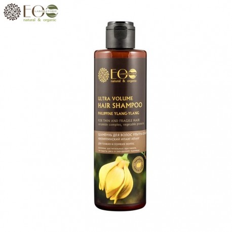 EcoLab – szampon do włosów ultraobjętość – olej ylang ylang, kompleks roślinnych protein