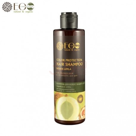 EcoLab – szampon do włosów farbowanych – ochrona koloru – indyjska amla, koenzym Q10