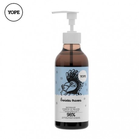 Yope – Świeża Trawa – naturalny szampon do włosów przetłuszczających się